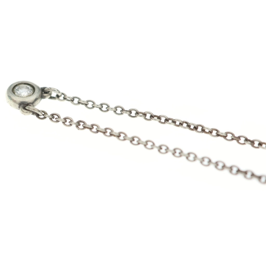 TIFFANY & Co.(ティファニー) バイザヤード 1P ダイヤモンド ネックレス ペンダント Ag925 シルバー レディース