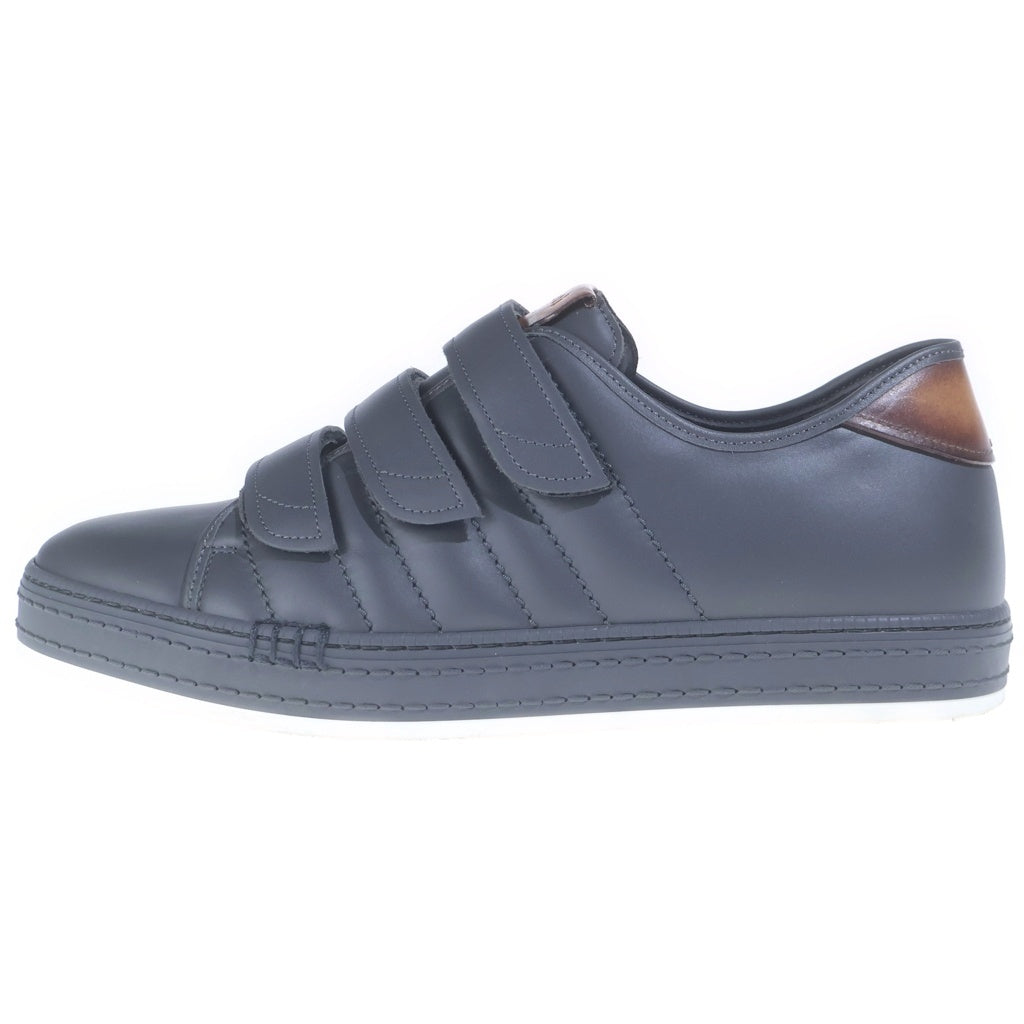 Berluti(ベルルッティ) ローカットスニーカー マジックテープ レザー グレー