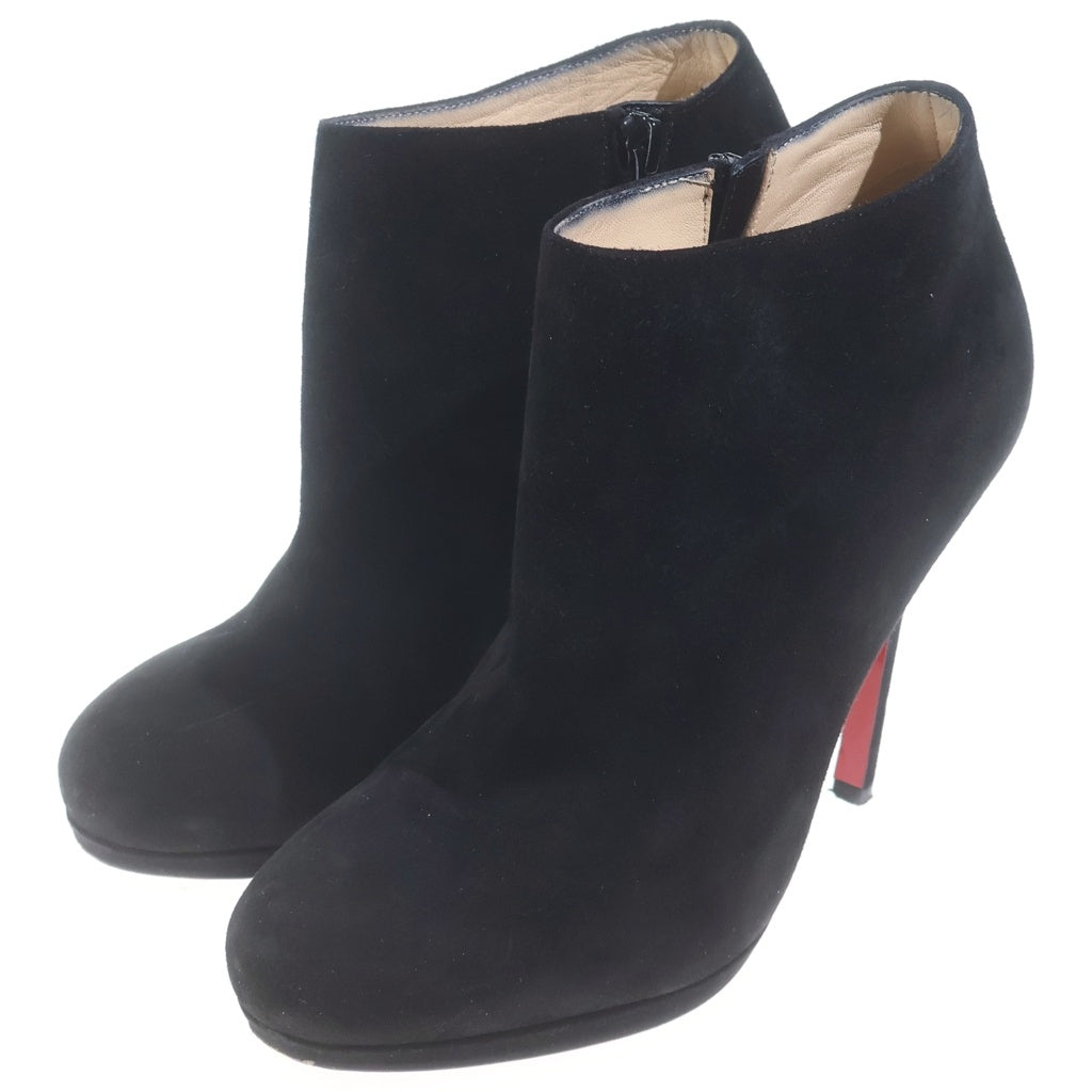 CHRISTIAN LOUBOUTIN(クリスチャンルブタン) スエード ハイヒールパンプス ピンヒール ブラック レディース