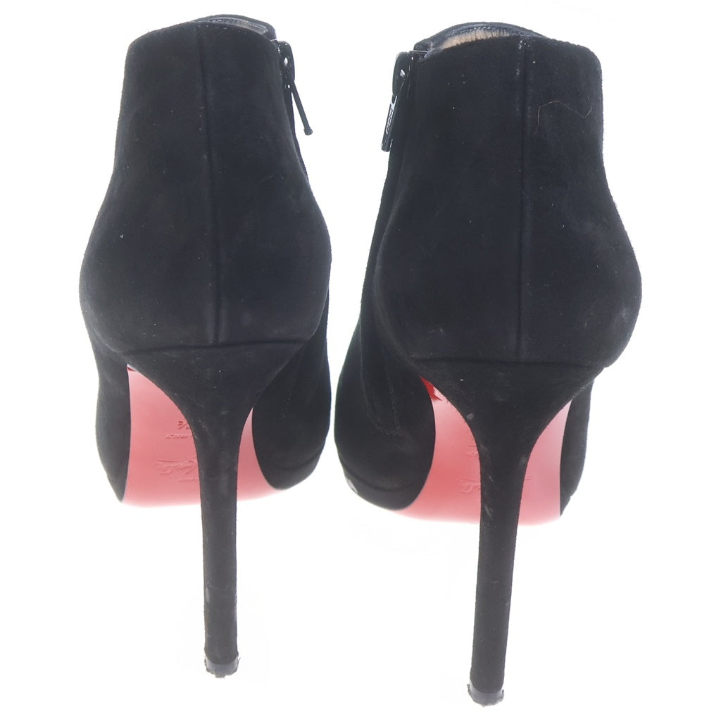 CHRISTIAN LOUBOUTIN(クリスチャンルブタン) スエード ハイヒールパンプス ピンヒール ブラック レディース