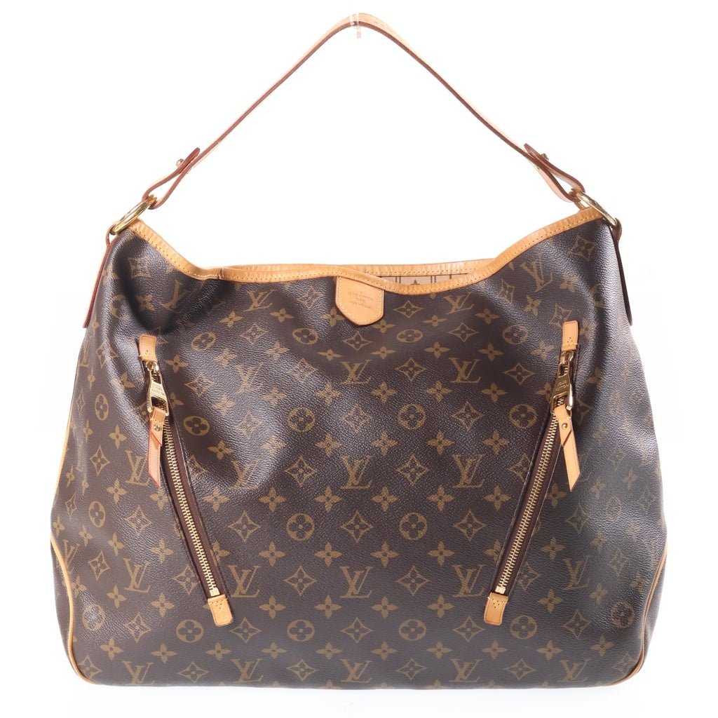 LOUIS VUITTON(ルイヴィトン) モノグラム ディライトフルGM ハンドバッグ ワンショルダーバッグ ブラウン レザー×PVC M40354 ゴールド金具 レディース