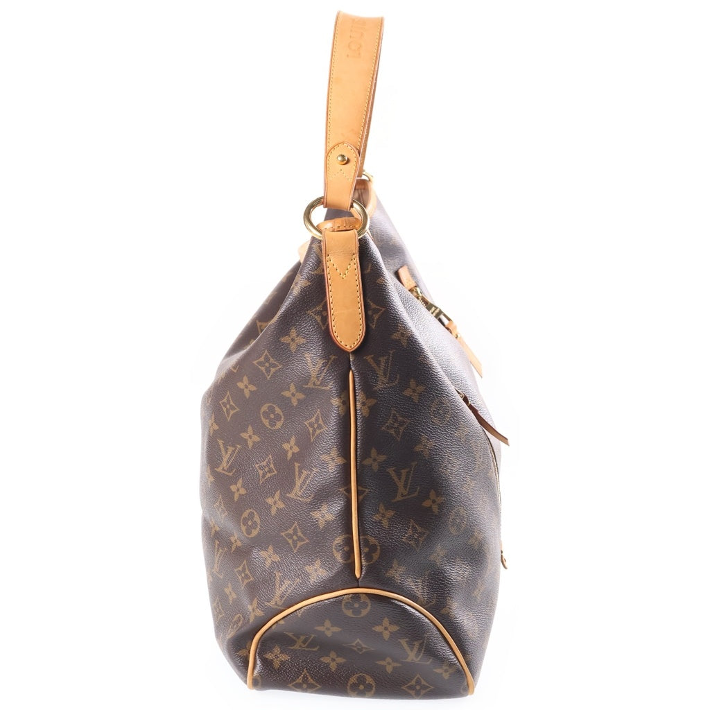 LOUIS VUITTON(ルイヴィトン) モノグラム ディライトフルGM ハンドバッグ ワンショルダーバッグ ブラウン レザー×PVC M40354 ゴールド金具 レディース