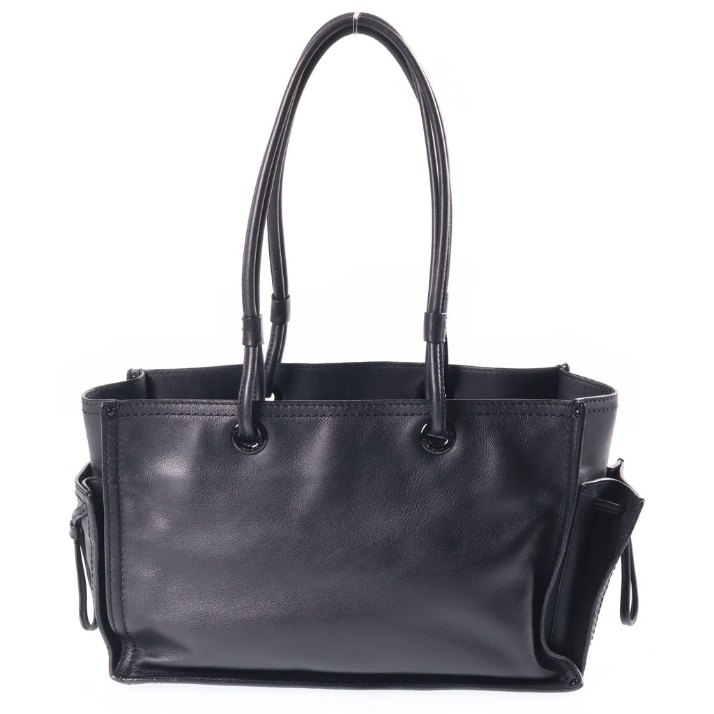 LOEWE(ロエベ) クラウン ショッパートートバッグ ハンドバッグ ブラック レザー レディース