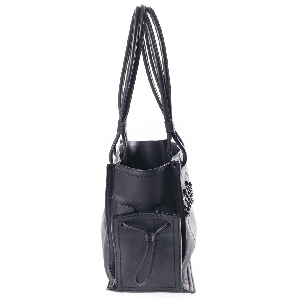 LOEWE(ロエベ) クラウン ショッパートートバッグ ハンドバッグ ブラック レザー レディース