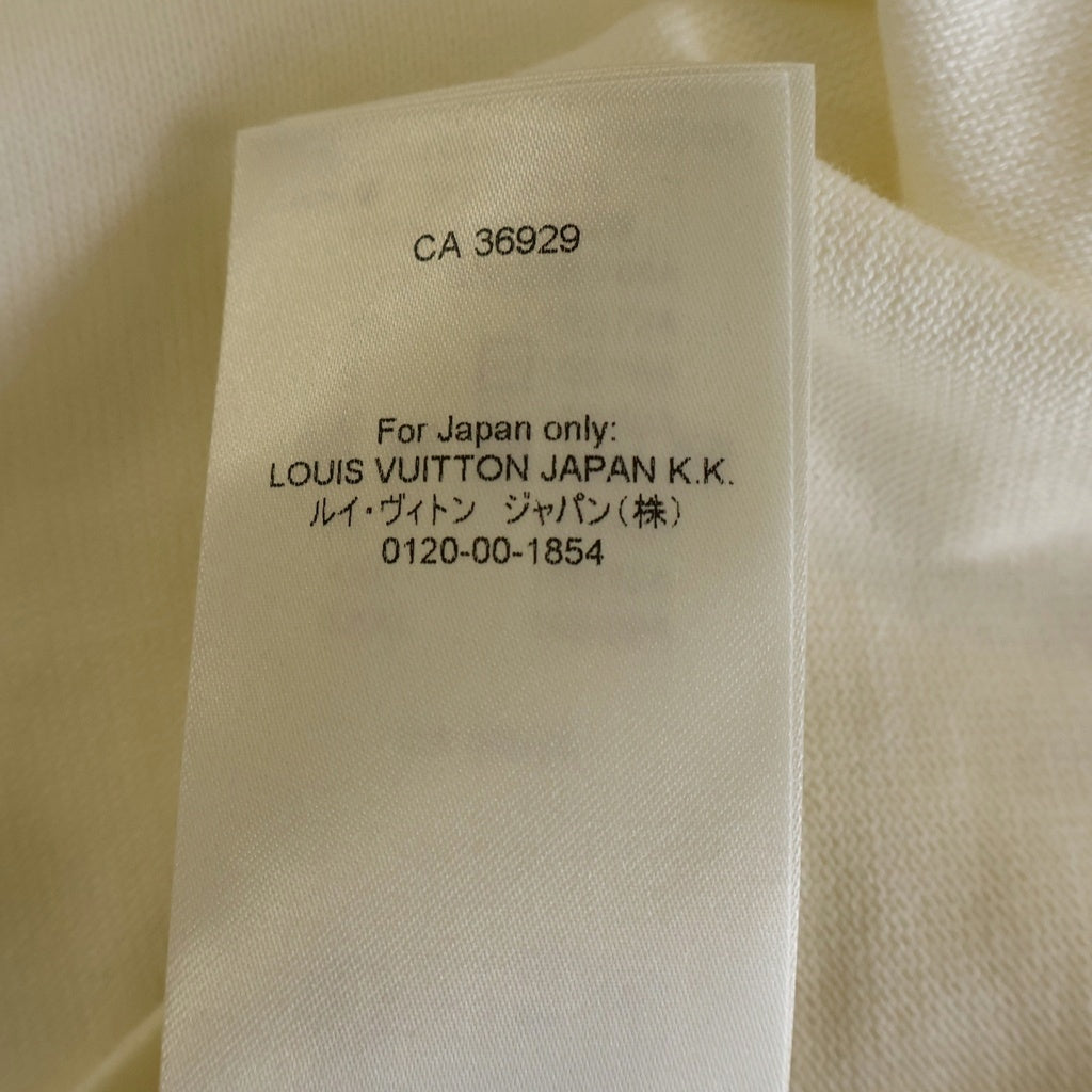 LOUIS VUITTON(ルイヴィトン) LVロゴ 半袖 ニット コットン ホワイト RM251MM AUR HSN24W レディース