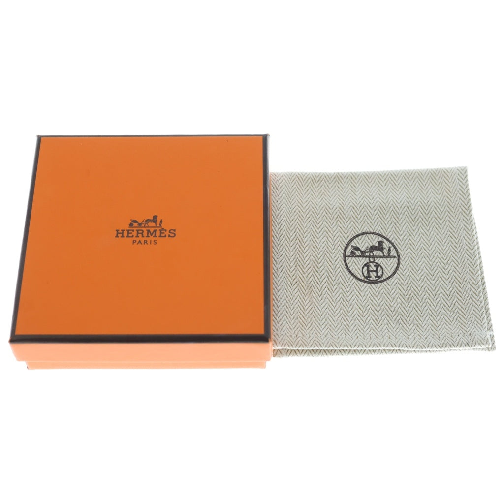 HERMES(エルメス) クロワジエール ドゥブルトゥール ブレスレット ピンク レザー ピンクゴールド金具 W刻印 レディース