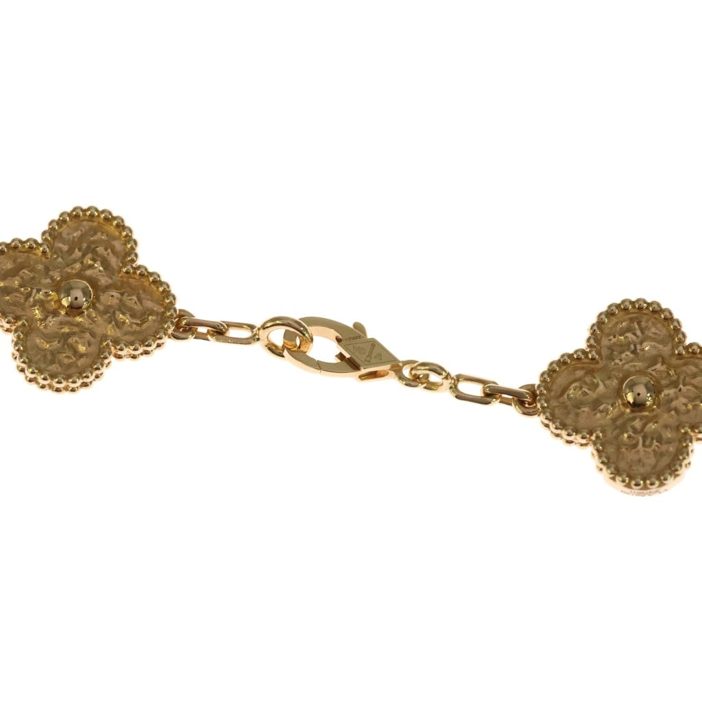Van Cleef & Arpels(ヴァンクリーフアンドアーペル) ヴィンテージアルハンブラ 5Pモチーフ ブレスレット AU750 K18 イエローゴールド VCARO1IE00 レディース