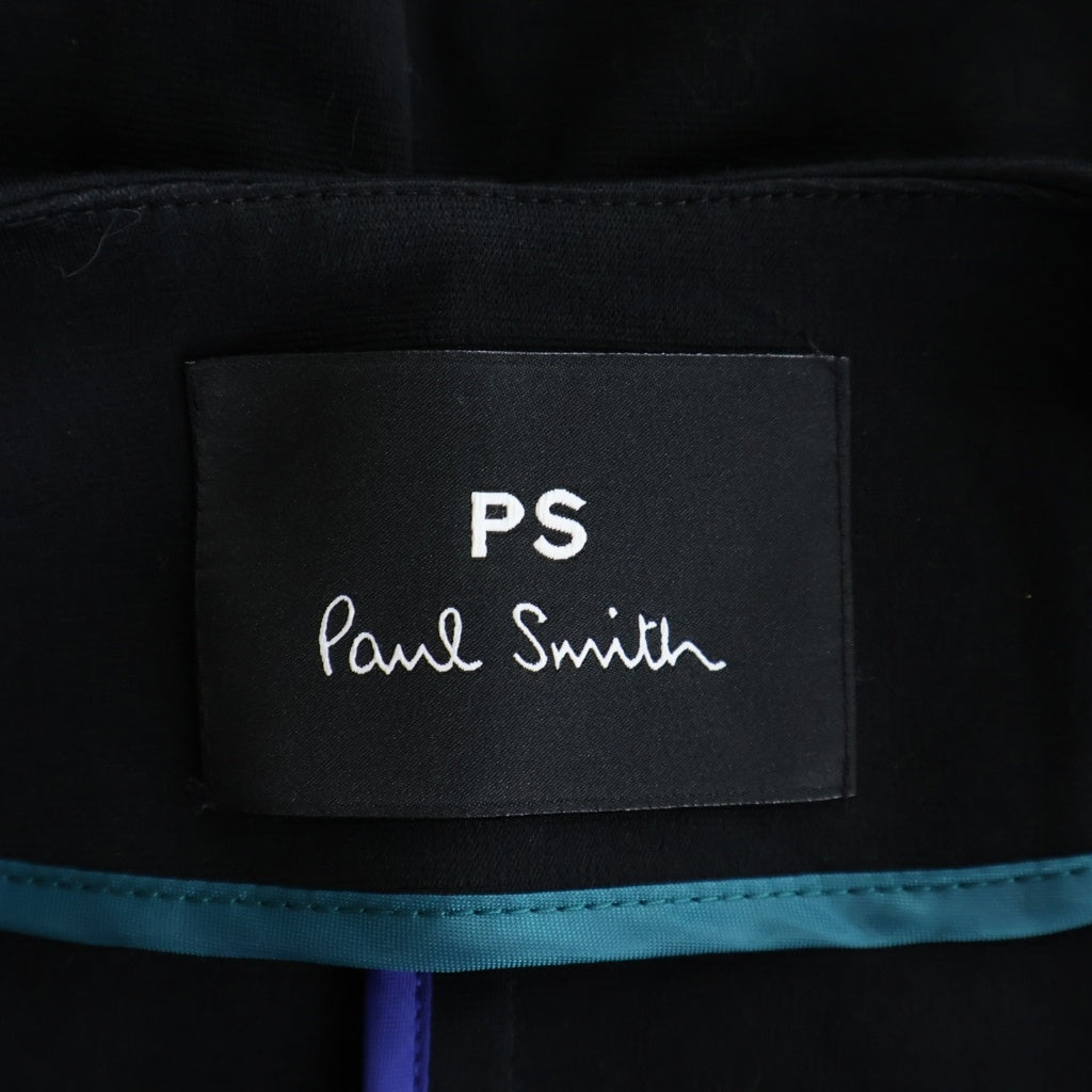 PS Paul Smith(ピーエスバイポールスミス) セットアップ ノーカラージャケット パンツ ブラック レディース
