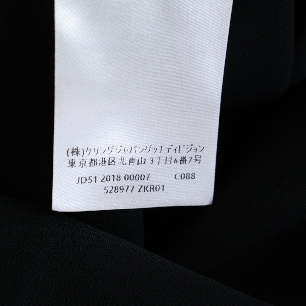 GUCCI(グッチ) シェリーライン サイドライン ミドル丈半袖ワンピース ブラック 528977 ZKR01 レディース