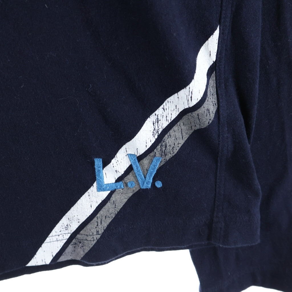 LOUIS VUITTON(ルイヴィトン) インサイドアウト グラフィック長袖Tシャツ ロングTシャツ ネイビー RW052M MHJR04JAA