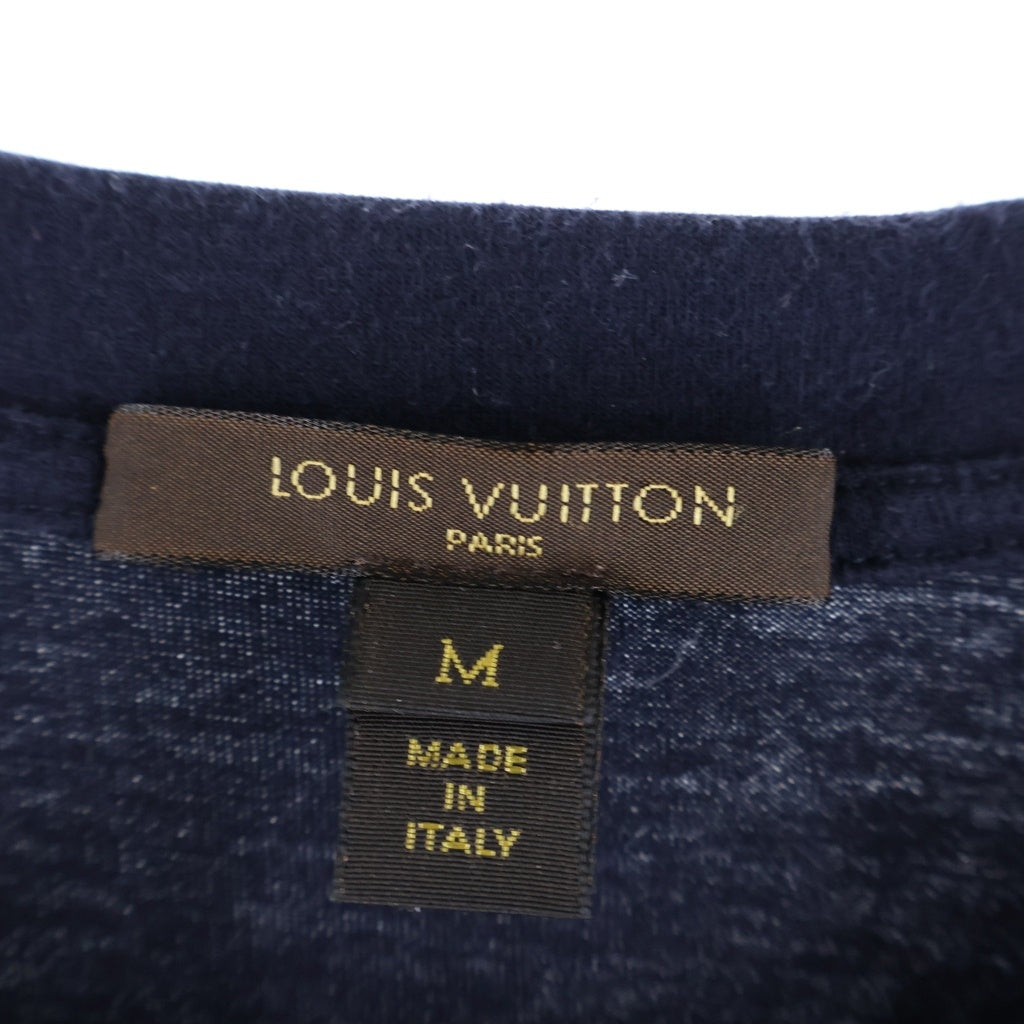 LOUIS VUITTON(ルイヴィトン) インサイドアウト グラフィック長袖Tシャツ ロングTシャツ ネイビー RW052M MHJR04JAA