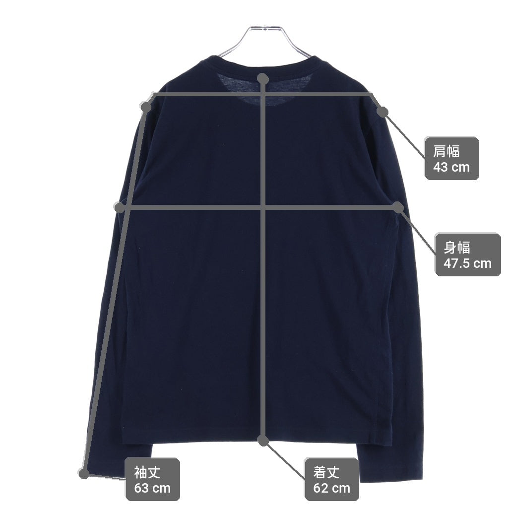LOUIS VUITTON(ルイヴィトン) インサイドアウト グラフィック長袖Tシャツ ロングTシャツ ネイビー RW052M MHJR04JAA