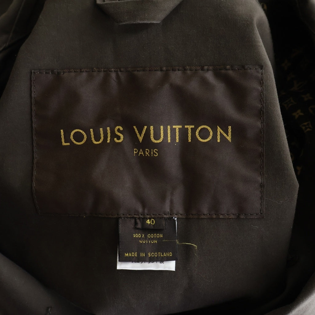 LOUIS VUITTON(ルイヴィトン) トレンチライトコットンジャケット ブラウン
