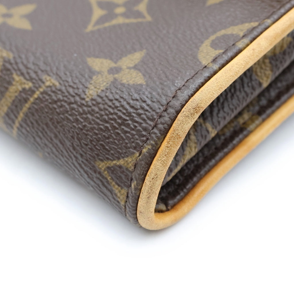 LOUIS VUITTON(ルイヴィトン) モノグラム フロランティーヌ ショルダーバッグ ブラウン PVCレザー M51855 レディース