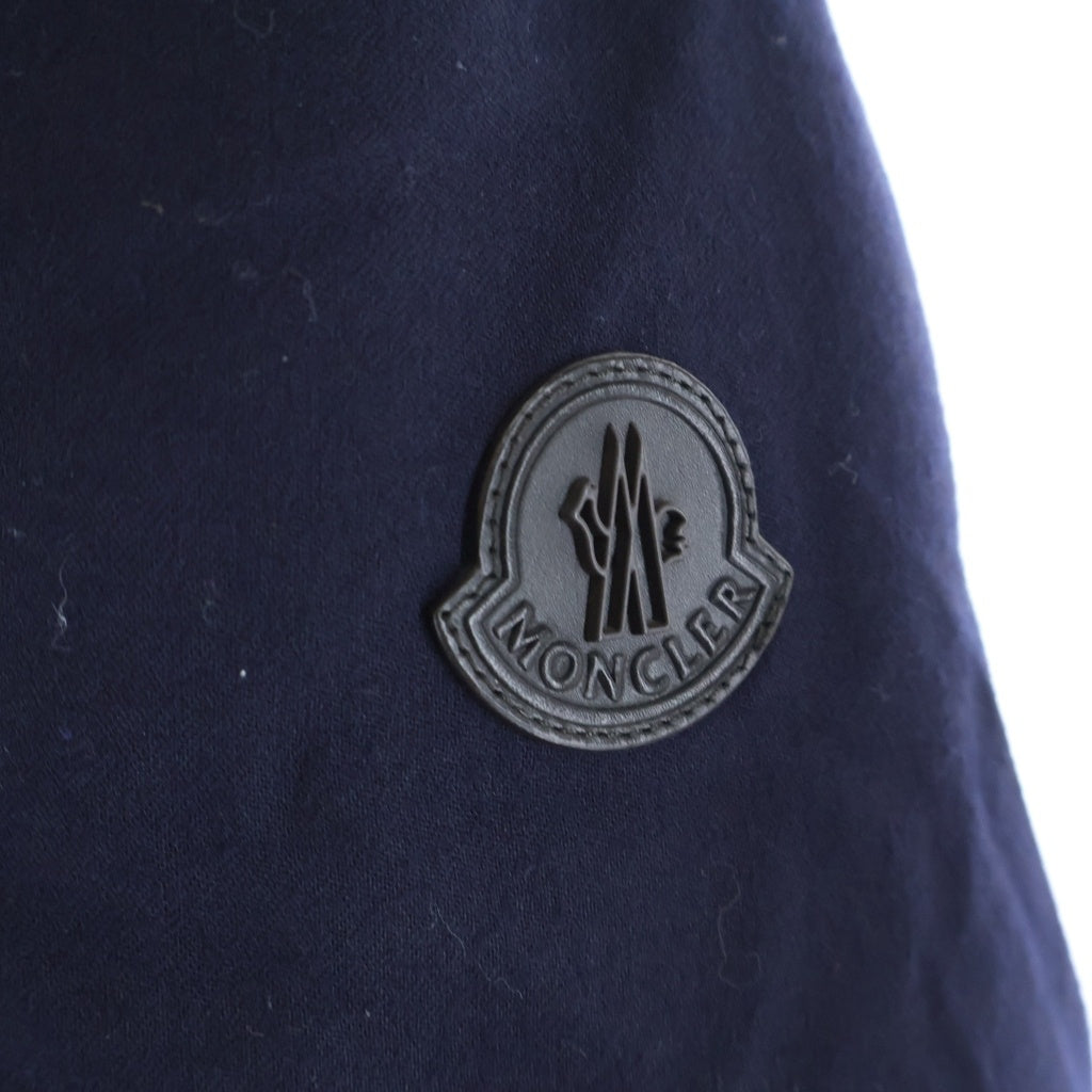 MONCLER(モンクレール) 18AW BAPTIEU バプティュー ウール切り替え ジップアップ ダウンジャケット ネイビー レディース D20914034585