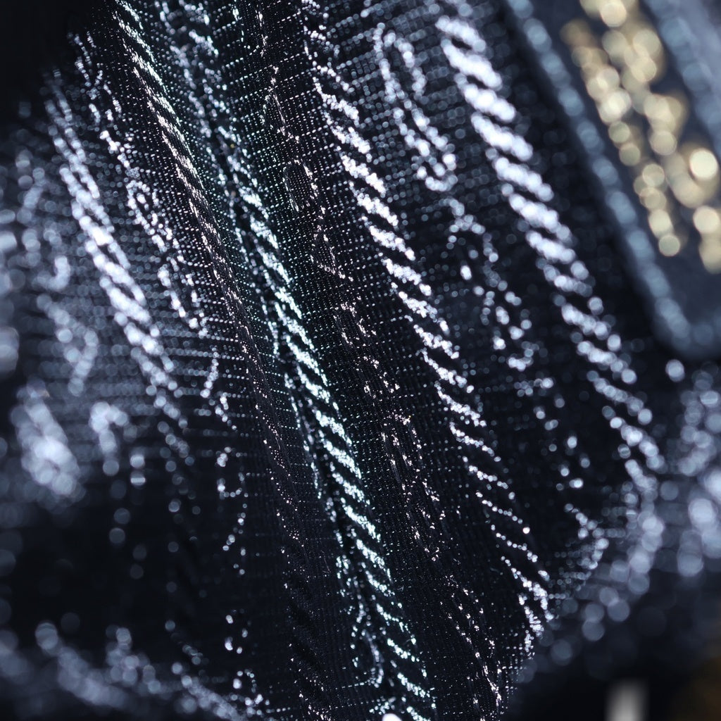 PRADA(プラダ) サフィアーノ レザーコインケース ショルダー ブラック 1MC127 ゴールド金具 レディース
