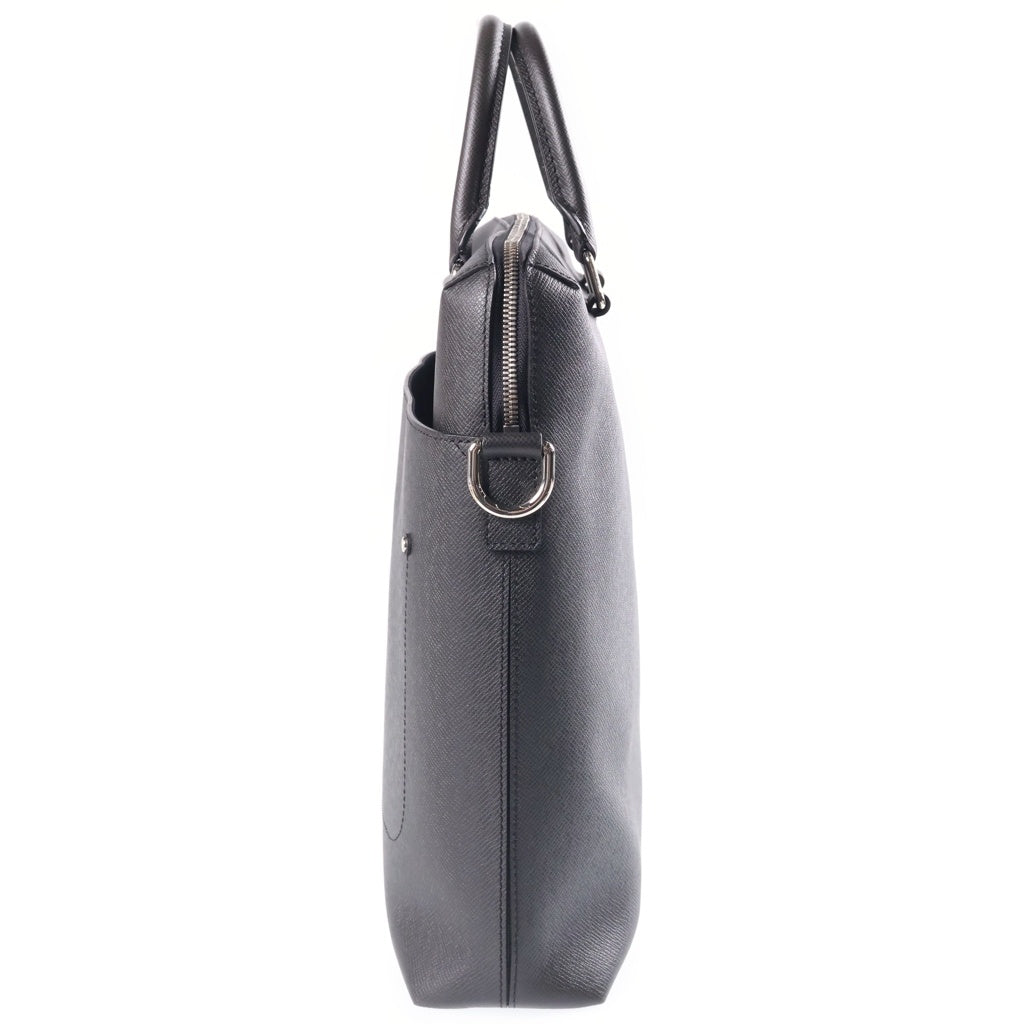 LOUIS VUITTON(ルイヴィトン) タイガ グリゴリ 2WAYハンドバッグ ショルダーバッグ ブラック レザー M30211 シルバー金具 レディース