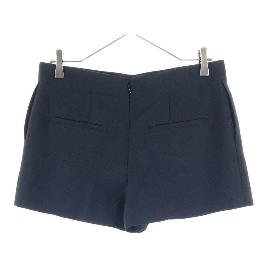 BALENCIAGA(バレンシアガ) ウール モヘヤ キュロットパンツ ショーツ ショート ハーフパンツ ブラック 373780 TMI09 レディース