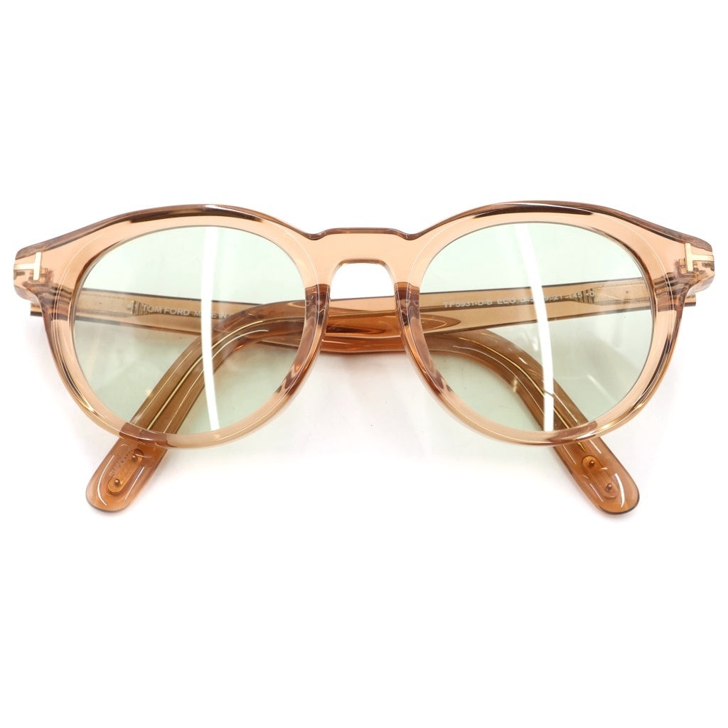 TOM FORD(トムフォード) TF5931-D-B ブルーライトカット ボストン型 眼鏡 メガネ アイウェア クリアフレーム ブラウン