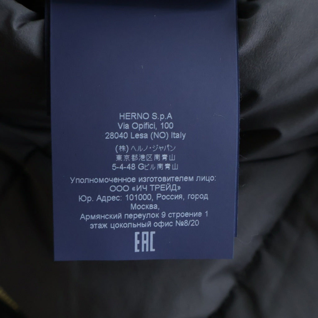 HERNO(ヘルノ) フード付きダウンコート グレー PI0848Dー39601ー9450 レディース