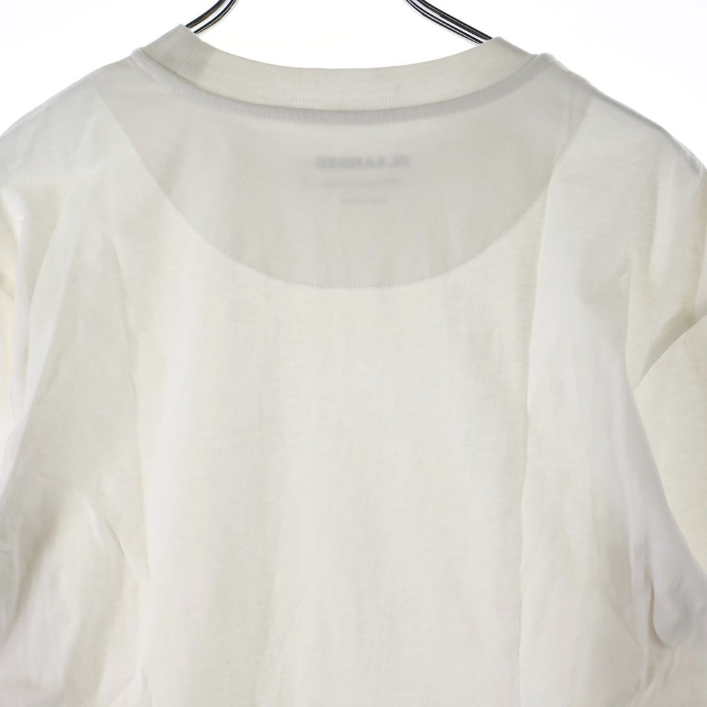 JIL SANDER +(ジルサンダープラス) フロントロゴ クルーネック ロングスリーブTシャツ ホワイト J40GC0002 J45048 レディース