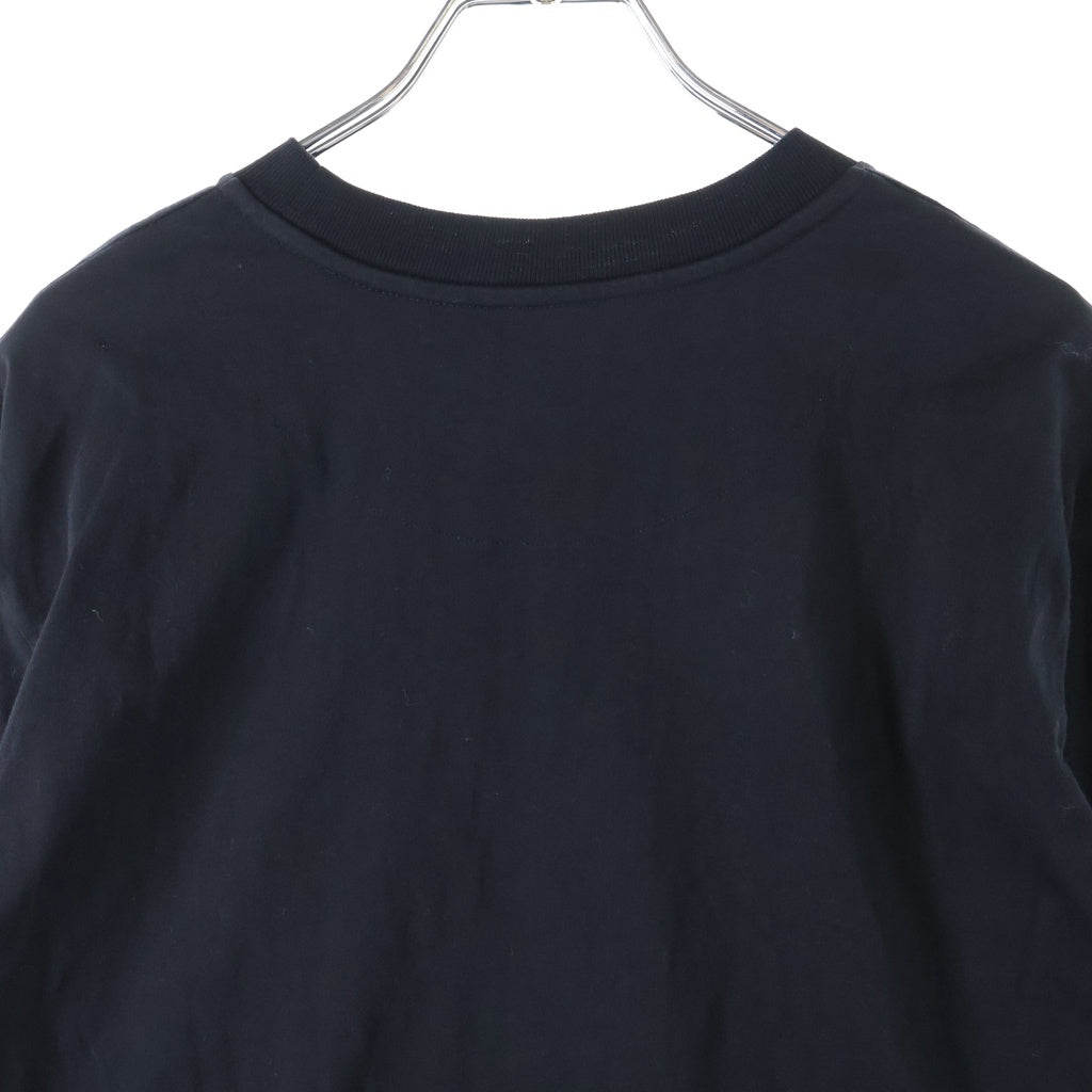 JIL SANDER +(ジルサンダープラス) フロントロゴ クルーネック ロングスリーブTシャツ ブラック J40GC0002 J45048 レディース