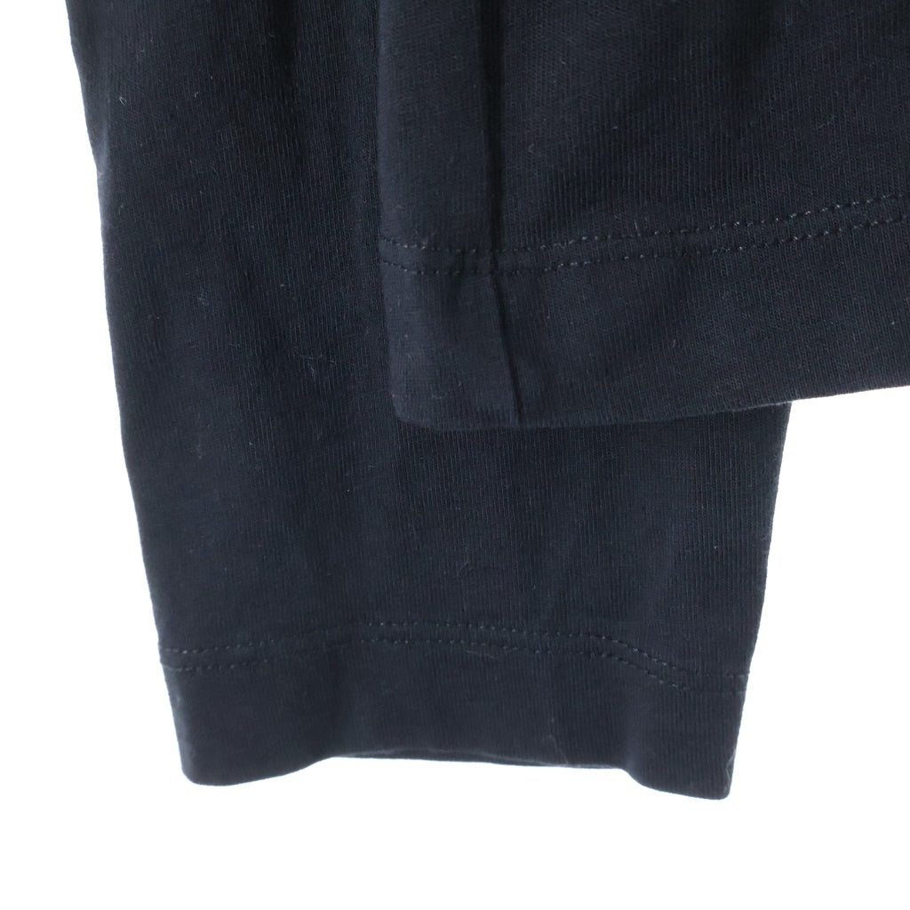 JIL SANDER +(ジルサンダープラス) フロントロゴ クルーネック ロングスリーブTシャツ ブラック J40GC0002 J45048 レディース