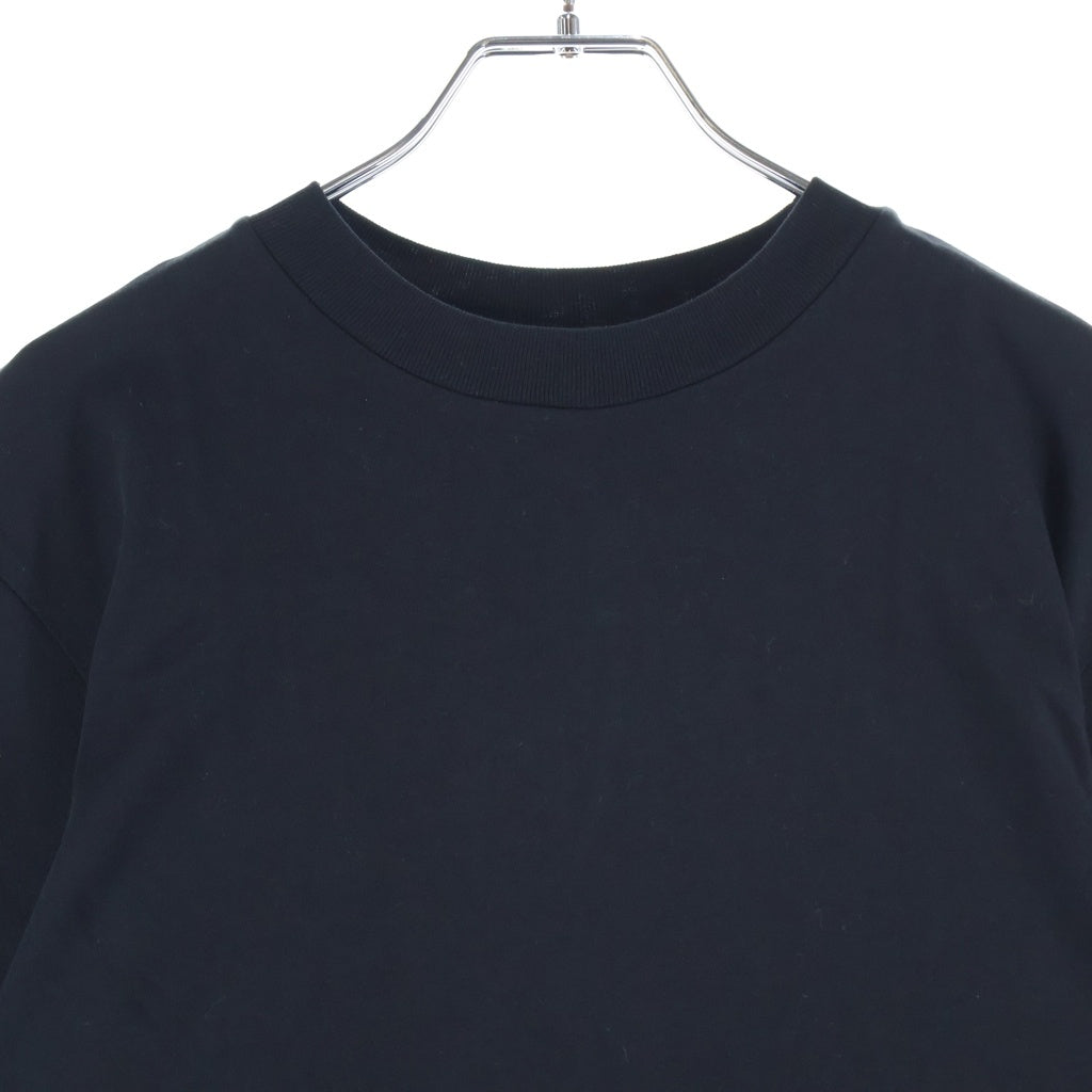 JIL SANDER +(ジルサンダープラス) フロントロゴ クルーネック ロングスリーブTシャツ ブラック J40GC0002 J45048 レディース