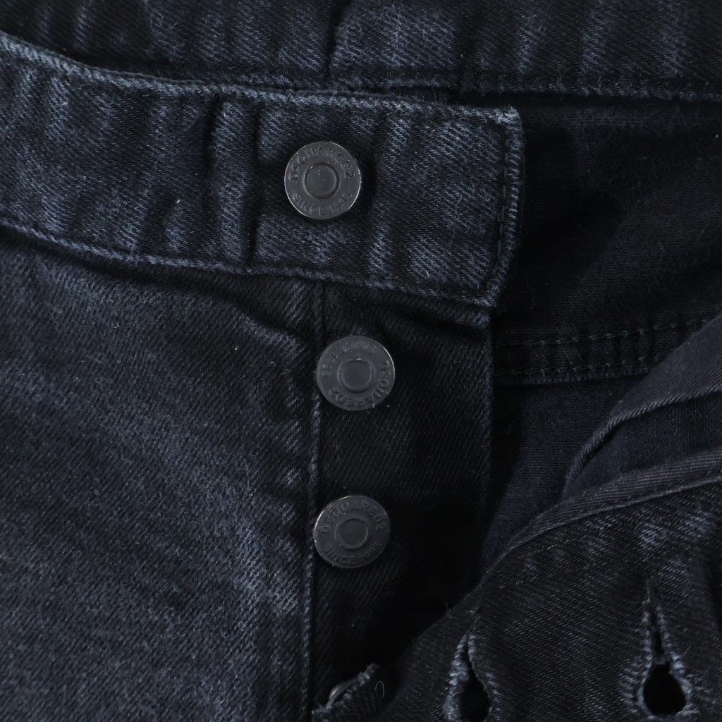 DSQUARED2(ディースクエアード) ショートデニムパンツ ブラック S74MU0441 S30564