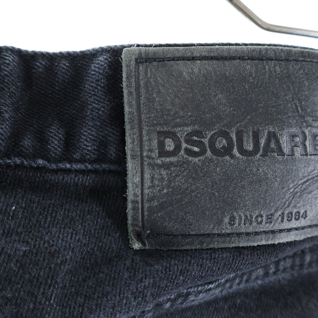 DSQUARED2(ディースクエアード) ショートデニムパンツ ブラック S74MU0441 S30564
