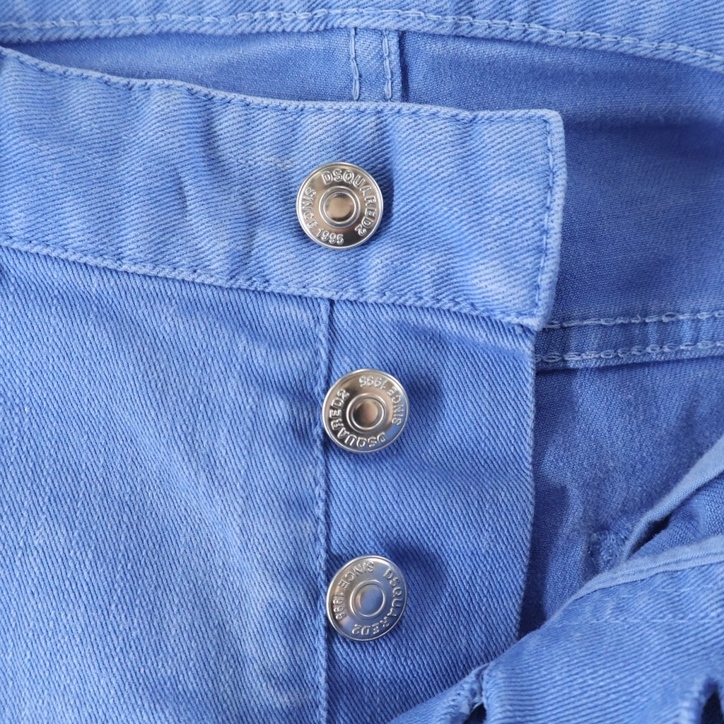 DSQUARED2(ディースクエアード) ショートデニムパンツ ブルー S74MU0358 S39781