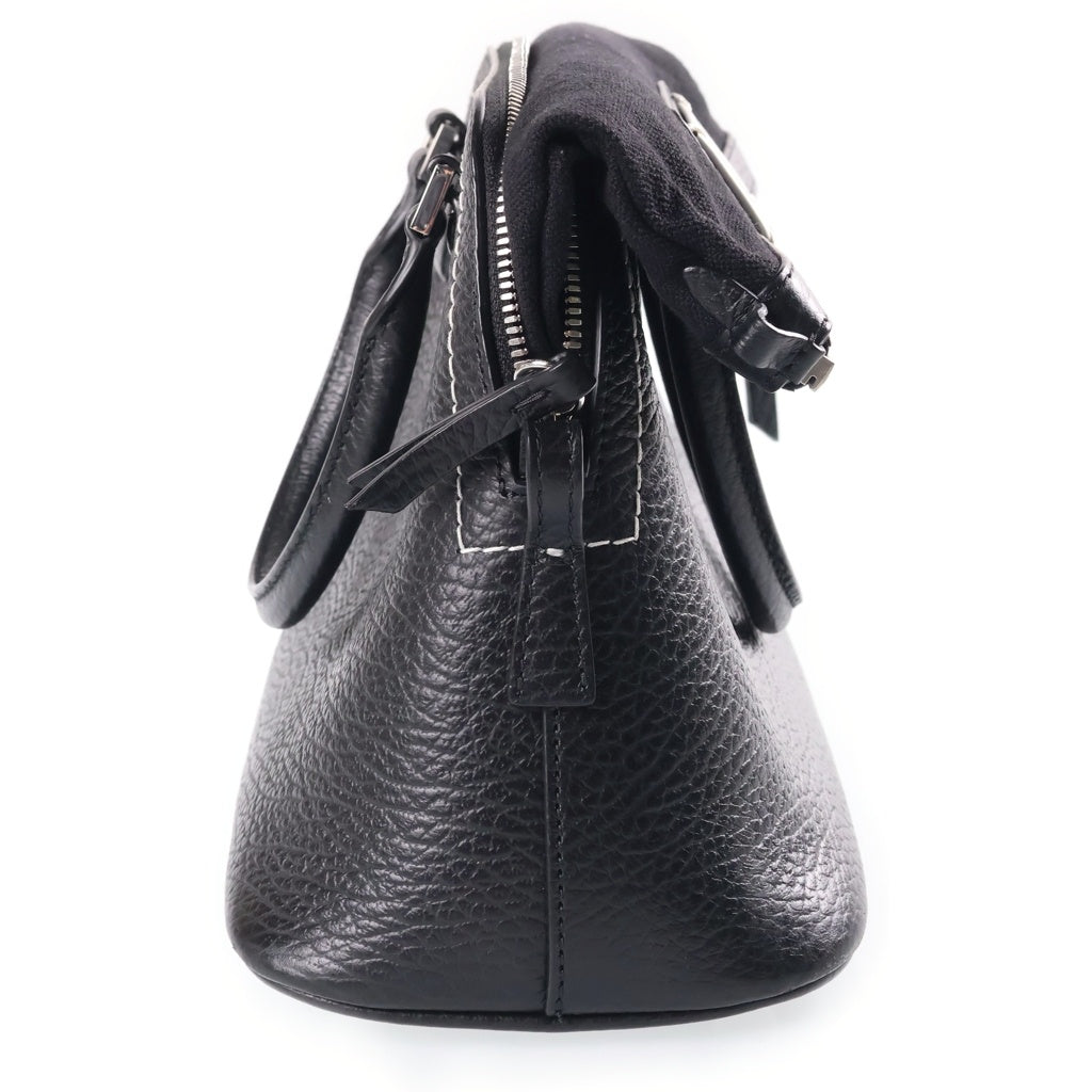 Maison Margiela(メゾンマルジェラ) 5AC レザー 2WAY ハンド ショルダー バッグ ブラック S61WD0010 レディース