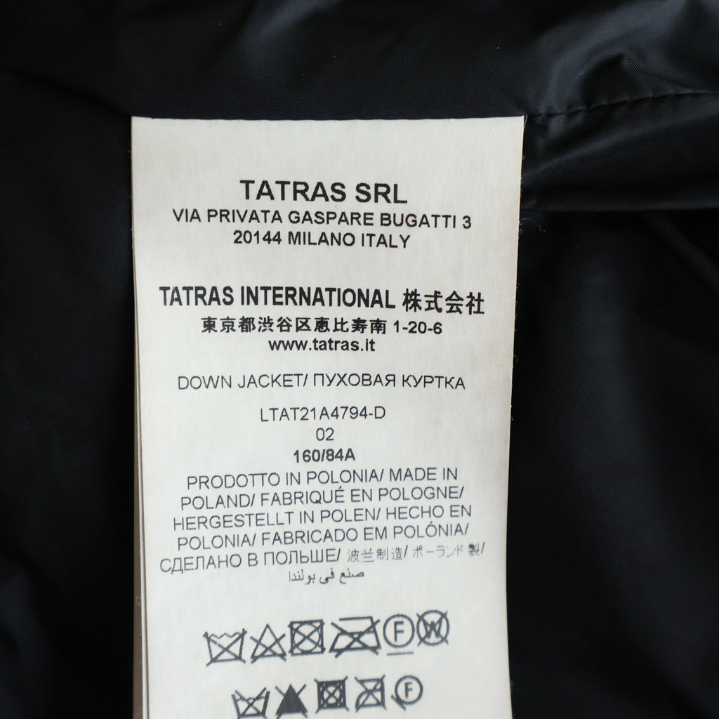 TATRAS(タトラス) サルマ ラクーンファー ダウンコート ダウンジャケット ブラック LTAT21A4794-D レディース