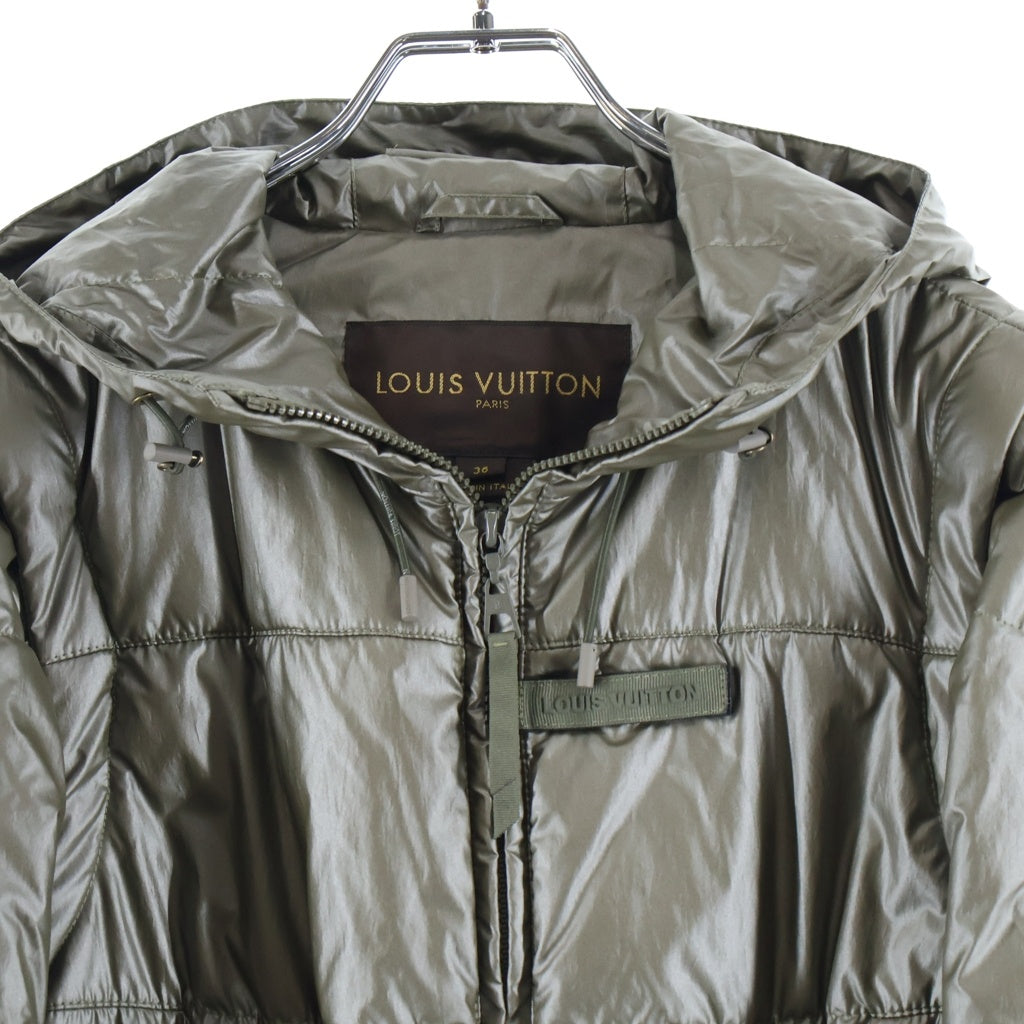 LOUIS VUITTON(ルイヴィトン) Puffer Jacket デタッチャブル パファージャケット ダウンジャケット 2WAY カーキ RW082W WNJA01PA4 レディース