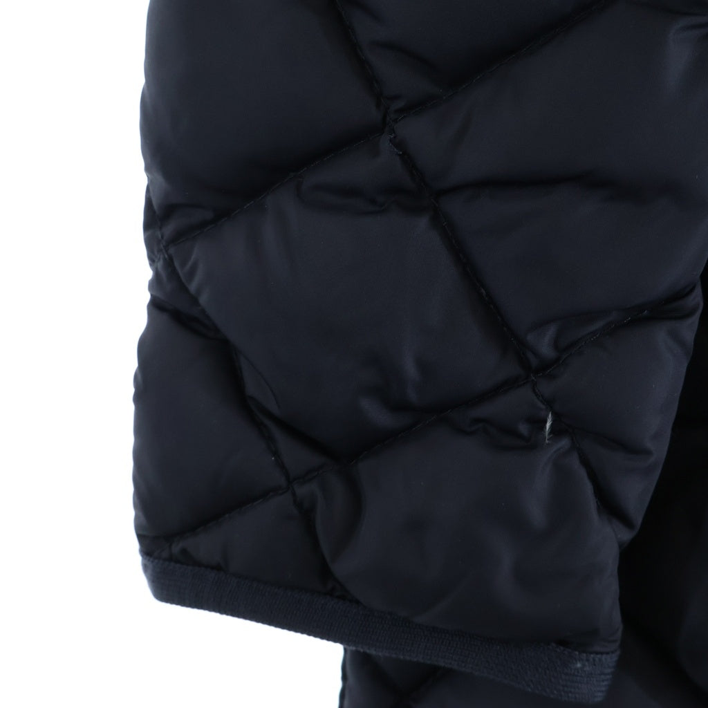 MONCLER(モンクレール) RONCE ロンス ファー付き キルティング ナイロンジップアップ ダウンコート ジャケット ネイビー 120934936015 レディース