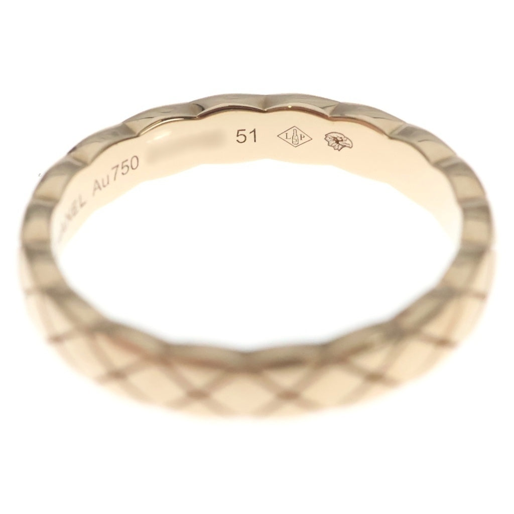 CHANEL(シャネル) ココ クラッシュ コレクション リング 指輪 Au750 ベージュゴールド J11785 レディース