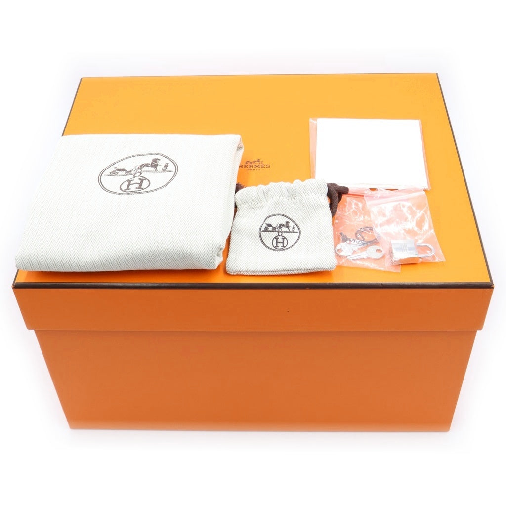 HERMES(エルメス) ピコタンロックMM ハンドバッグ クレ トリヨンレザー シルバー金具 K刻印 レディース