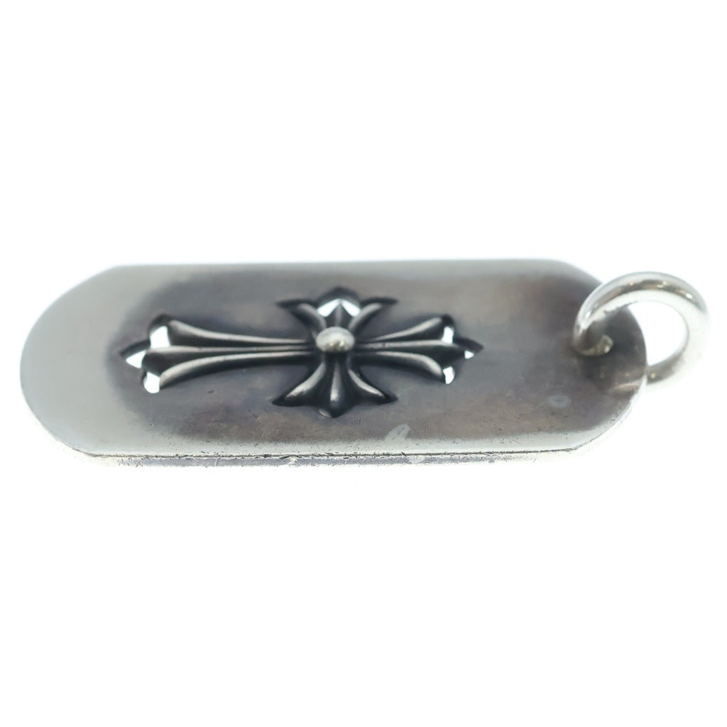 CHROME HEARTS(クロムハーツ) D TAG LRG CO CRS カットアウトクロスドッグタグ ラージ ペンダントトップ シルバー BCA239
