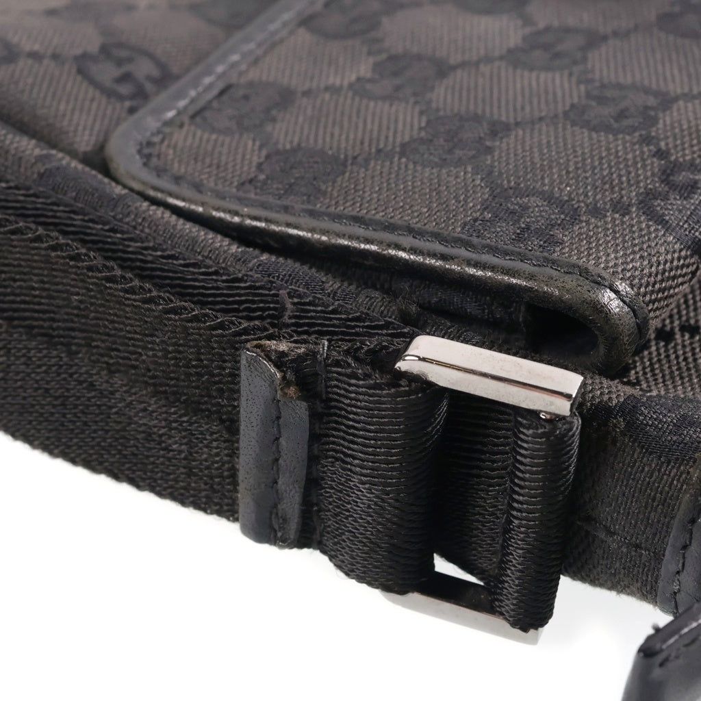 GUCCI(グッチ) GGキャンバス ショルダーバッグ キャンバス ブラック 92646 レディース