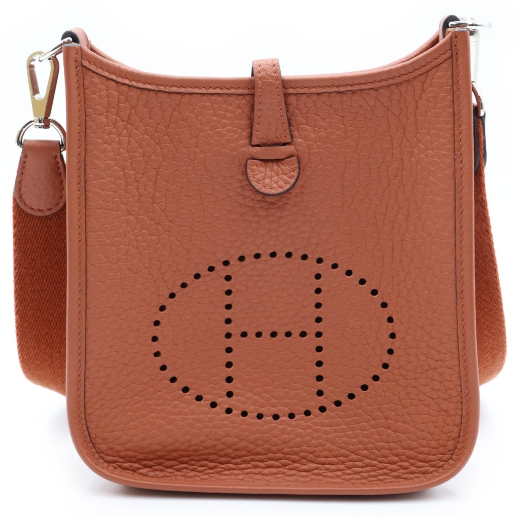 HERMES(エルメス) エブリンTPM トリヨンクレマンス シルバー金具 K刻印 ショルダーバッグ ゴールド レディース