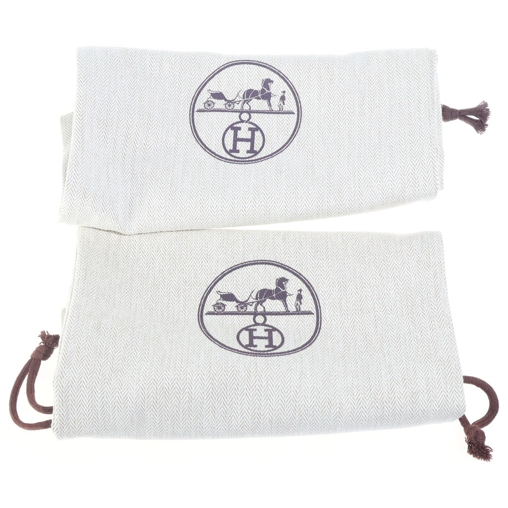HERMES(エルメス) HITCH ヒッチ Hカットディテール モカシン Hロゴ レザー ローファー 厚底 シューズ #37 ブラック レディース
