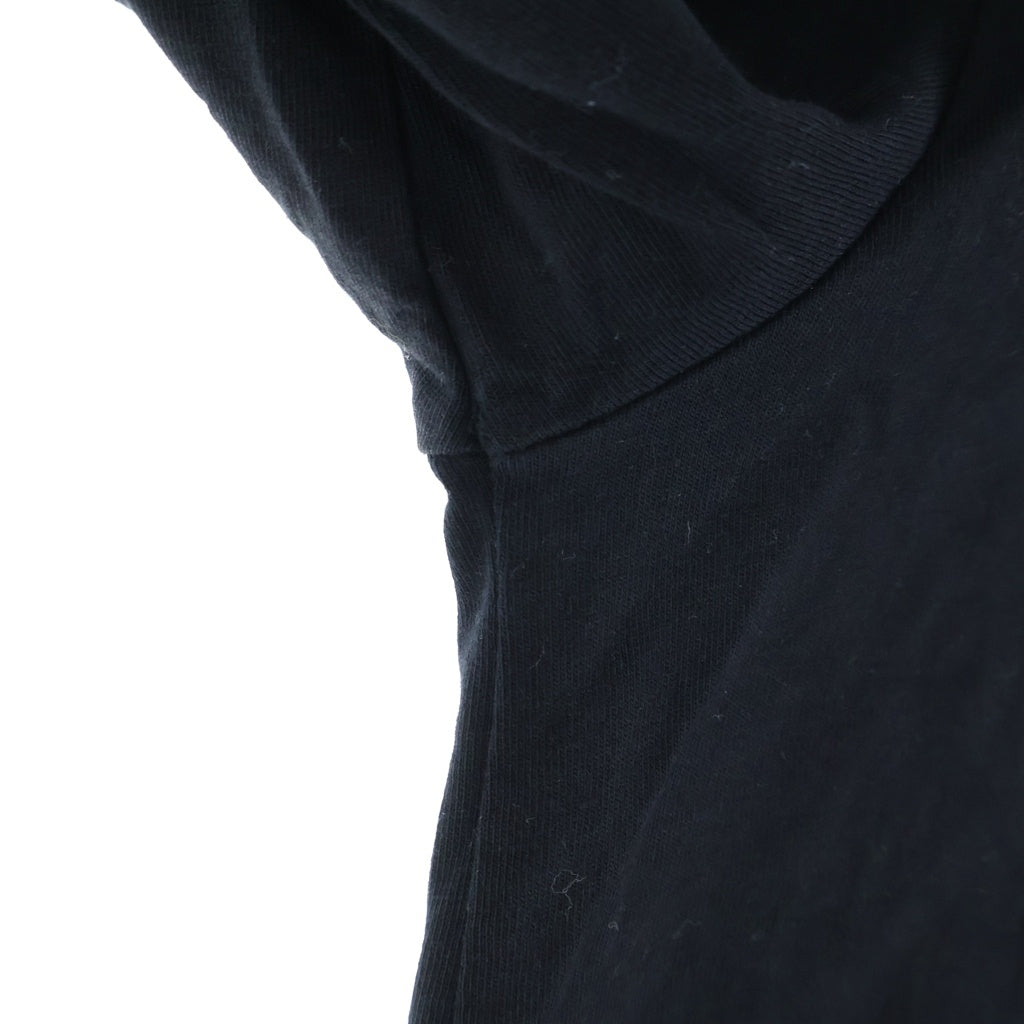 JIL SANDER +(ジルサンダープラス) 裾ロゴ コットン クルーネック 長袖 Tシャツ カットソー #S ブラック J40GC0002 J45048 レディース