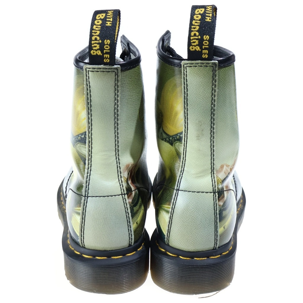 Dr.Martens(ドクターマーチン) 1460ナショナルギャラリー 8ホールブーツ ハルメン・ステーンウェイク グリーン PVC×レザー 32123649 レディース
