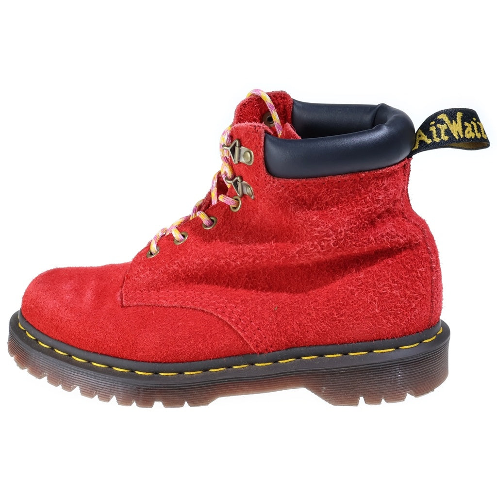 Dr.Martens(ドクターマーチン) 039 BEN 6ホールブーツ レッド×ブラウン スエード×レザー レディース