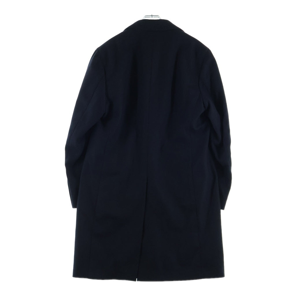 LARDINI(ラルディーニ) ブートニエール チェスターコート ロングコート ウール ネイビー