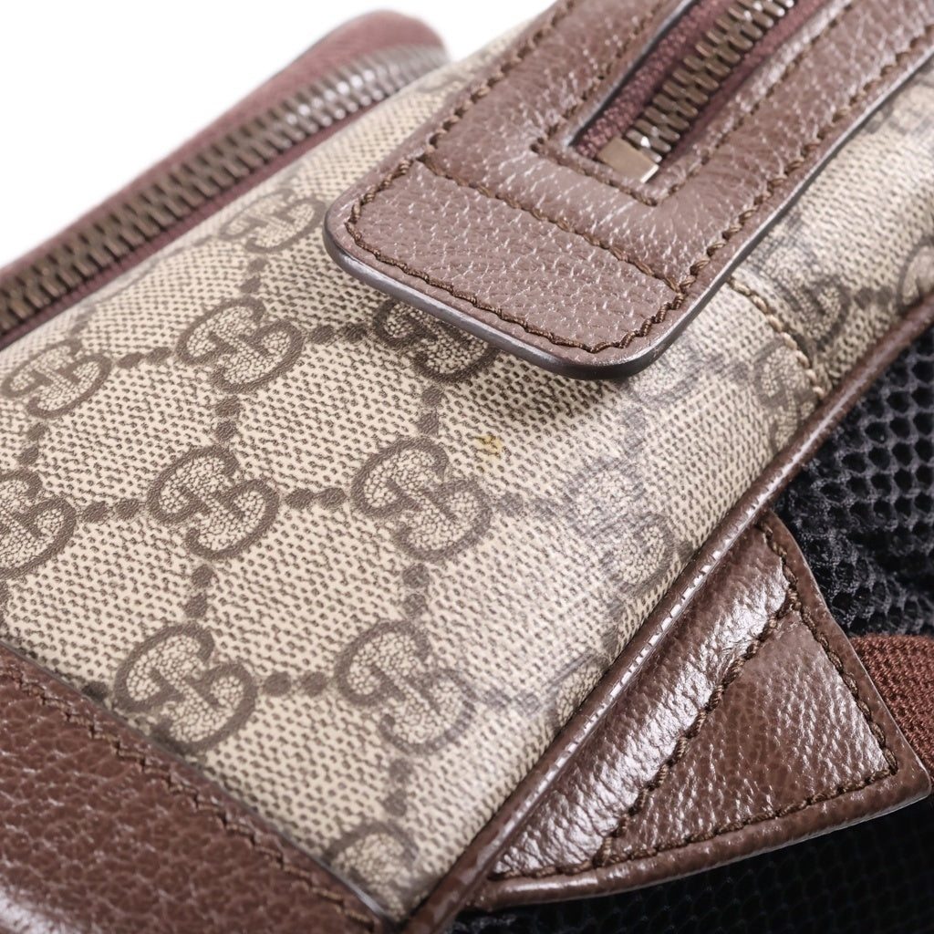 GUCCI(グッチ) オフィディア GGスプリーム バックパック リュックサック バッグ PVC レザー ベージュ/ブラウン 547965
