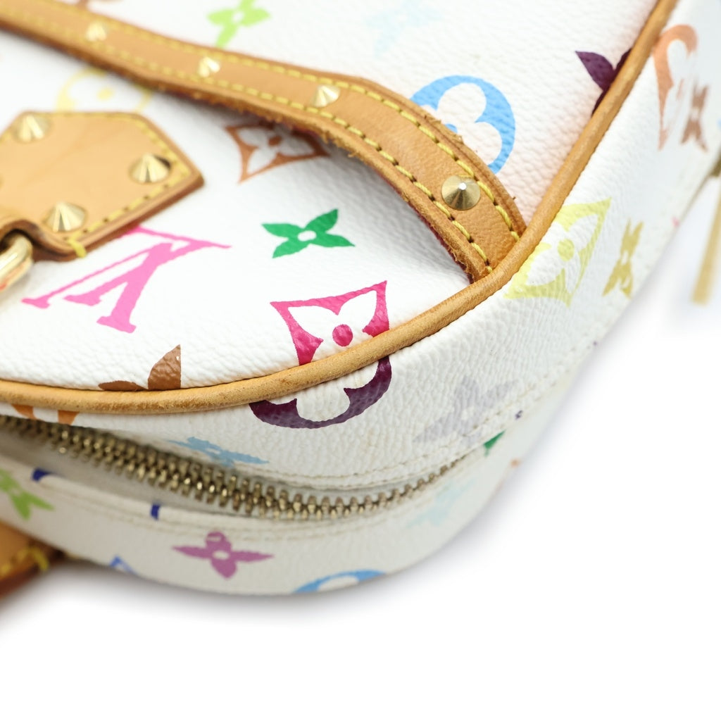 LOUIS VUITTON(ルイヴィトン) トゥルーヴィル ハンドバック モノグラム レザー ブロン ホワイト/マルチカラー M92663 レディース