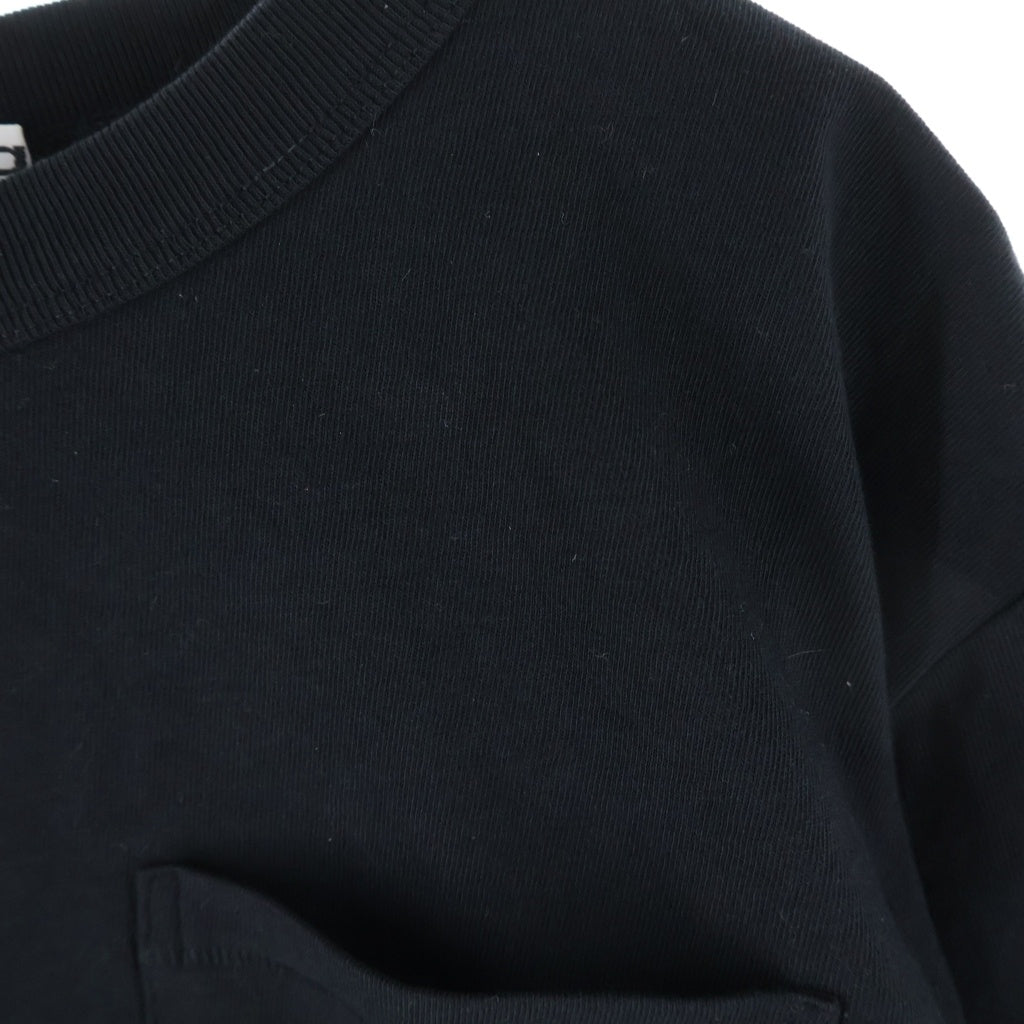 ALEXANDER WANG(アレキサンダーワン) クロップドTシャツ ブラック コットン レディース