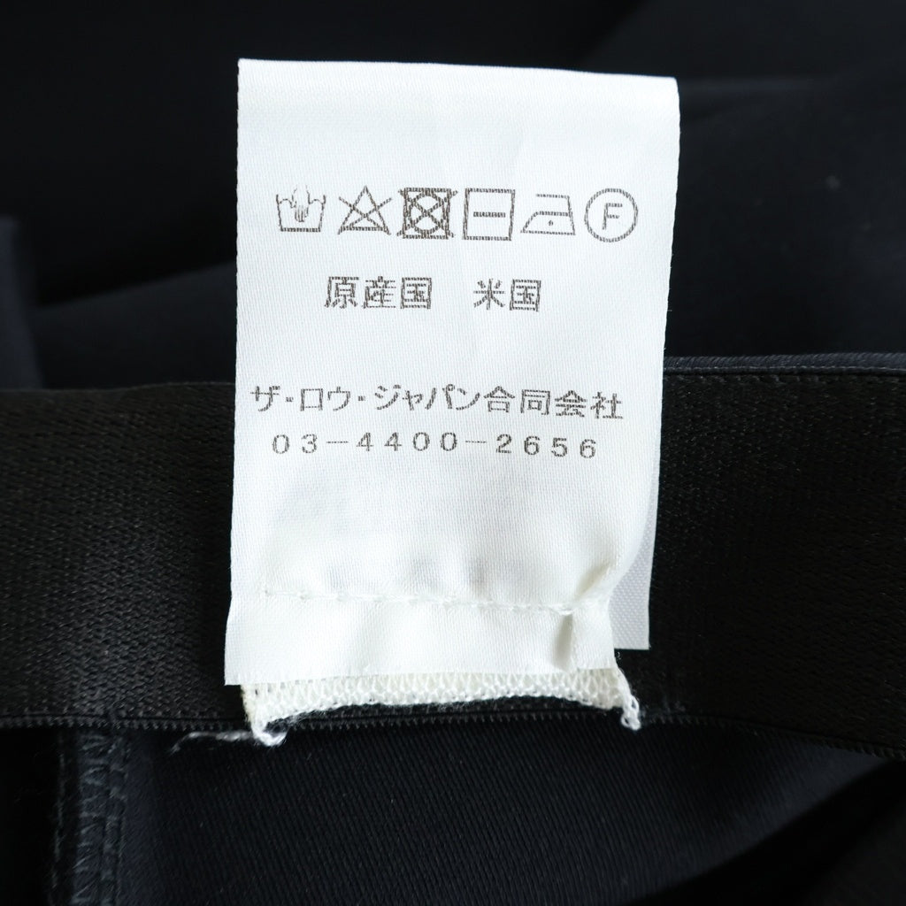 THE ROW(ザロウ) スキューバ パンツ スキニー ブラック ナイロン 3448-K106 レディース
