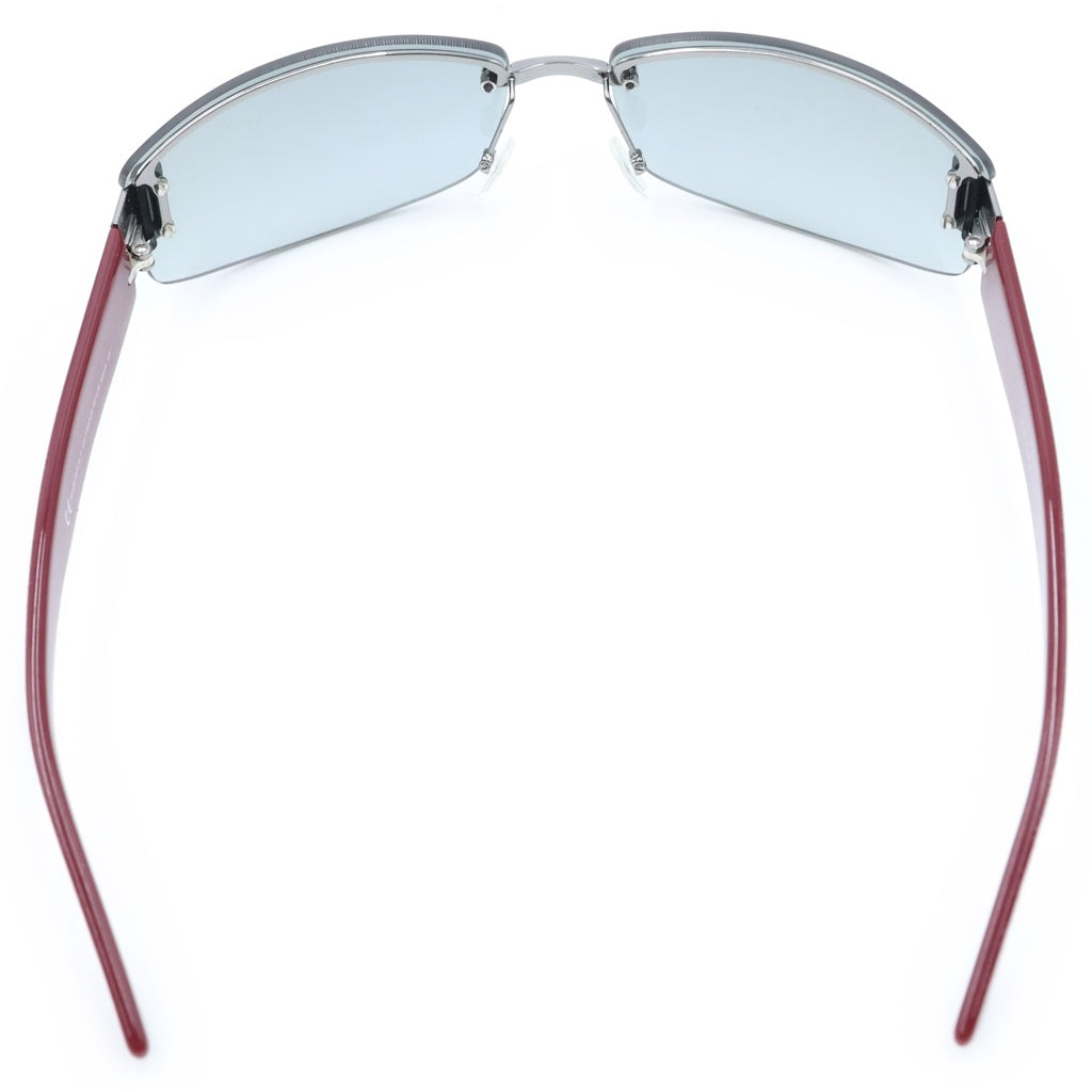 GUCCI(グッチ) GGロゴ スクエア リムレス サングラス アイウェア #60□15-125 ブラック/レッド GG 1799/N/S レディース